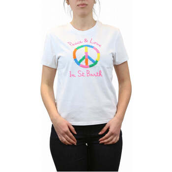 Vêtements Femme T-shirts & Polos Mc2 Saint Barth  Blanc