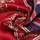 Accessoires textile Femme Echarpes / Etoles / Foulards Versace Carré de Soie VKING Rouge Rouge