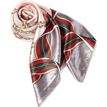 Accessoires textile Femme Echarpes / Etoles / Foulards Versace Carré Soie Chain Rose Rose