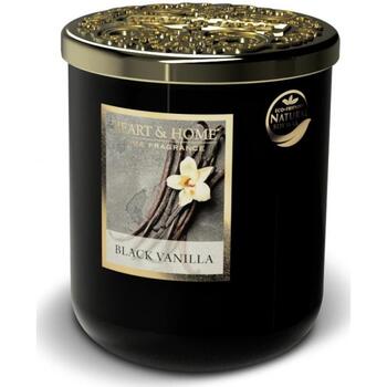 Les parfums frais Bougies / diffuseurs Kontiki Grande bougie heart and home Vanille noire Noir