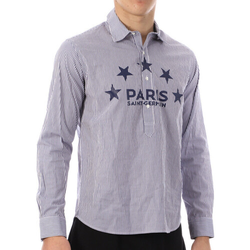 Vêtements Homme Chemises manches longues Paris Saint-germain P10939CL02 Bleu
