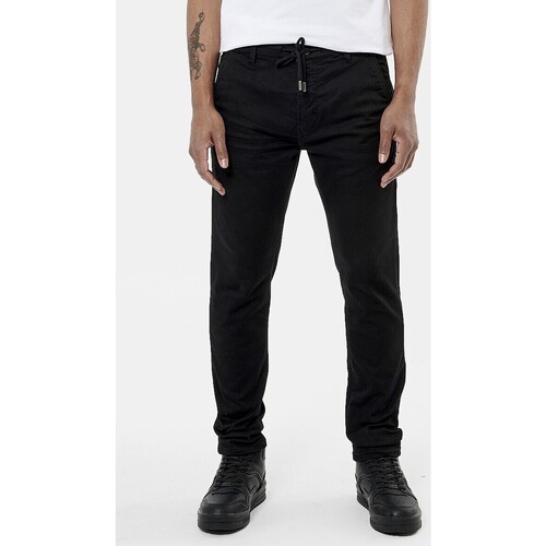 Vêtements Homme Pantalons Kaporal - Pantalon chino - noir Noir