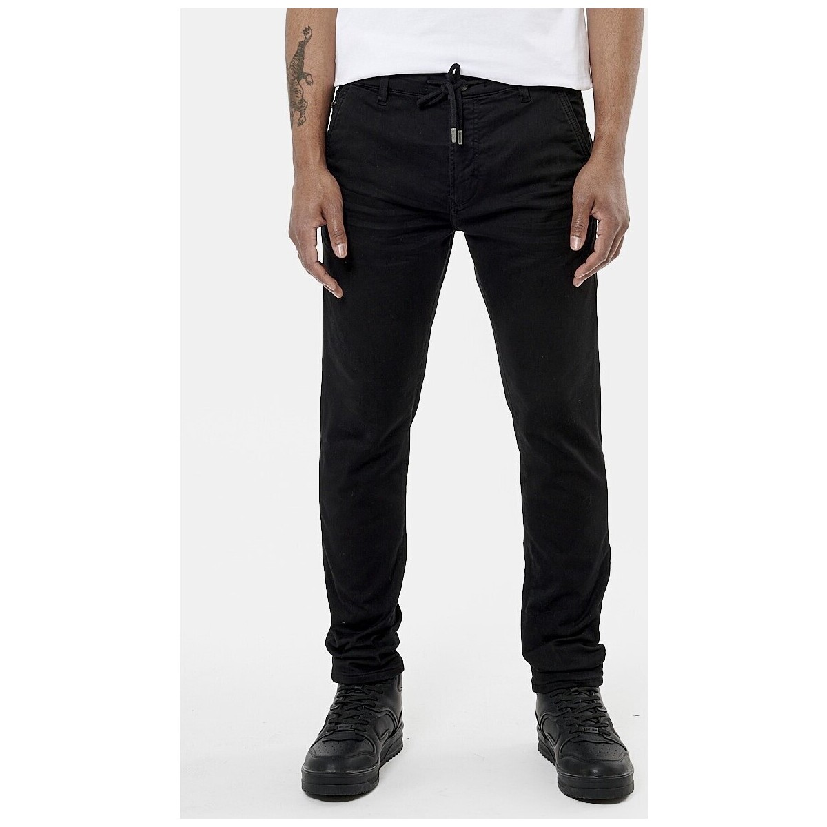Vêtements Homme Pantalons Kaporal - Pantalon chino - noir Noir