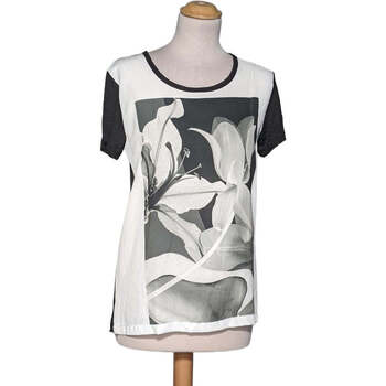 Vêtements Femme T-shirts manches courtes Zara top manches courtes  36 - T1 - S Blanc Blanc