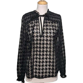 Vêtements Femme T-shirts & Polos Zara top manches longues  38 - T2 - M Noir Noir