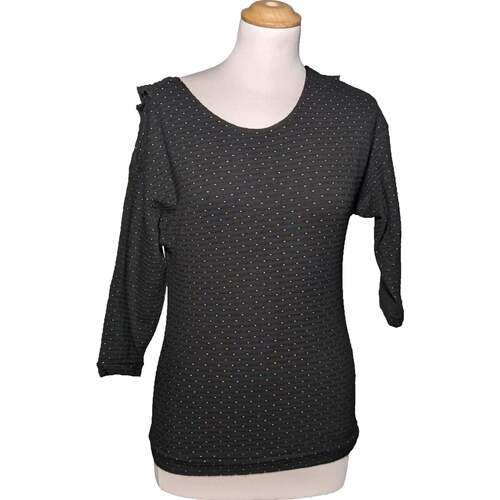 Vêtements Femme T-shirts & Polos Naf Naf top manches longues  36 - T1 - S Noir Noir