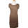 Vêtements Femme Robes courtes Esprit robe courte  34 - T0 - XS Marron Marron
