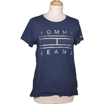 Vêtements Femme Tommy Jeans Short Sleeve Logo T-Shirt Tommy Hilfiger 38 - T2 - M Bleu