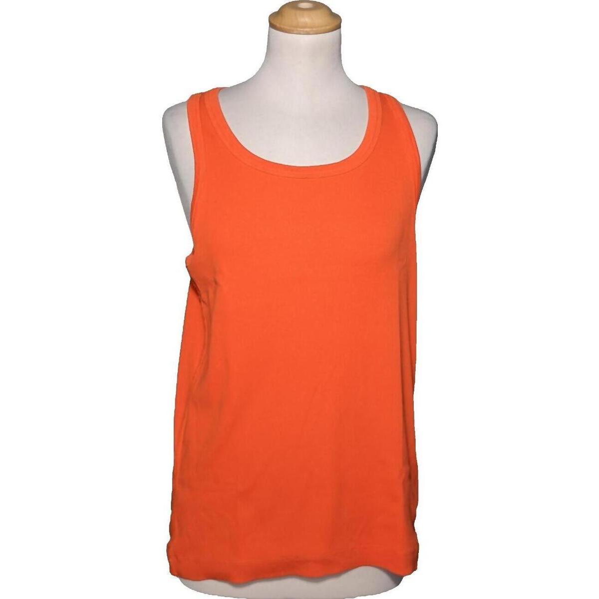 Vêtements Femme Débardeurs / T-shirts sans manche Cos débardeur  40 - T3 - L Orange Orange
