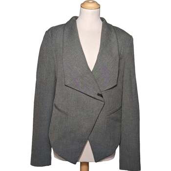 Vêtements Femme Vestes / Blazers Bcbgmaxazria blazer  38 - T2 - M Gris Gris