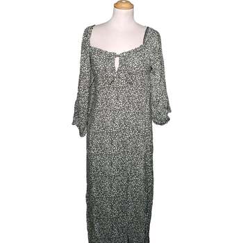 Vêtements Femme Robes longues Pull And Bear robe longue  38 - T2 - M Noir Noir
