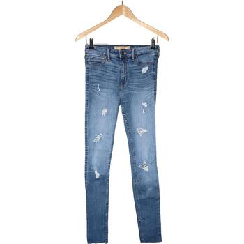 Vêtements Femme Jeans Hollister jean slim femme  36 - T1 - S Bleu Bleu