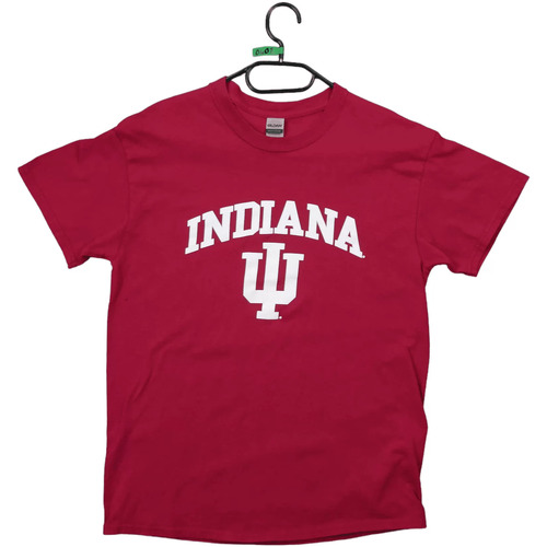 Vêtements Homme T-shirts manches courtes Gildan T-shirt  Indiana Hoosiers Rouge
