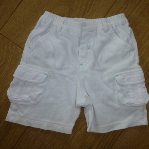Vêtements Garçon Shorts / Bermudas Obaibi Short blanc Obaïbi - 1 an Blanc