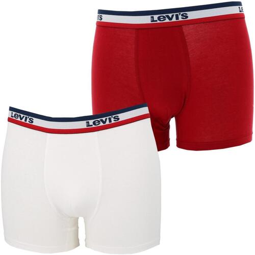 Sous-vêtements Garçon Boxers Levi's rge+blc boxer jr x2 Rouge