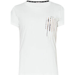 Vêtements Femme La mode responsable Liu Jo T-shirt avec strass Beige