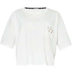 Vêtements Femme Short Sleeve Collar Knit Dress Liu Jo T-shirt avec poche Beige