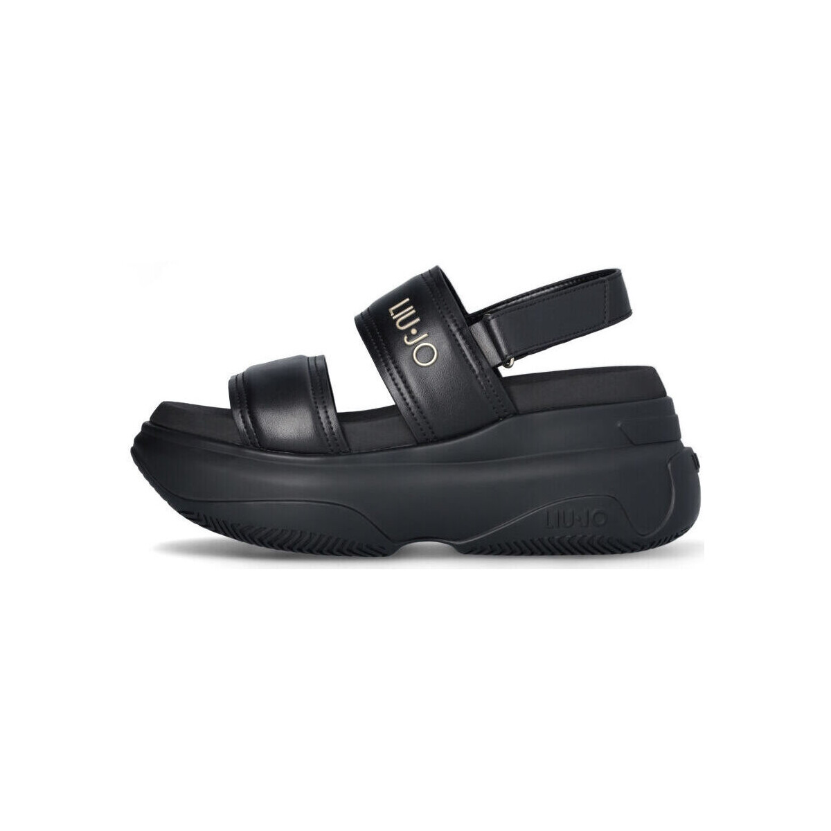 Chaussures Femme Sandales et Nu-pieds Liu Jo Sandales chunky monochromes Noir