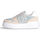 Chaussures Femme Baskets mode Liu Jo Sneakers en denim avec logo glitter Beige