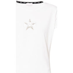 Vêtements Femme La mode responsable Liu Jo T-shirt avec étoile et logo Beige