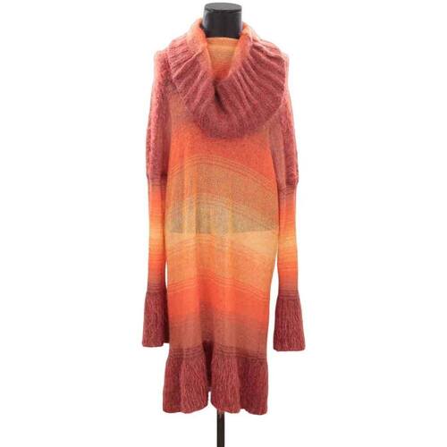Vêtements Femme Robes Jean cotton Paul Gaultier Robe en laine Orange