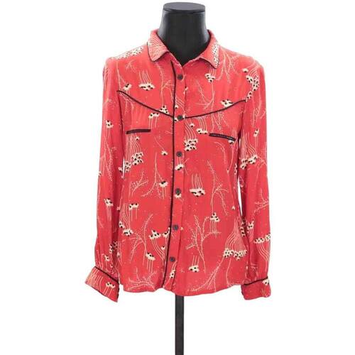 Bash Chemise Rouge - Vêtements Débardeurs / T-shirts sans manche Femme  57,50 €