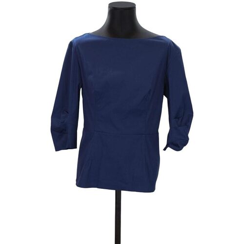 Vêtements Femme Débardeurs / T-shirts sans manche Alexandra Prada Top en coton Bleu