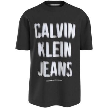 Vêtements Homme Aigner Kids logo-print detail dress White Calvin Klein Jeans  Noir