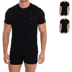 Vêtements Homme T-shirts manches courtes Diesel 00SPDG-0LIAD-E4101 Noir