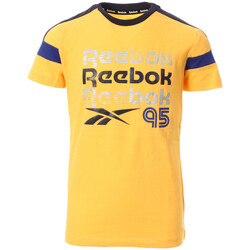 Vêtements Garçon T-shirts manches courtes Reebok Sport H89465RBI Jaune