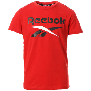 Vêtements Garçon T-shirts manches courtes Reebok Sport H89462RBI Rouge