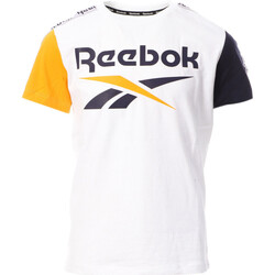 Vêtements Garçon T-shirts manches courtes Reebok Sport H89488RBI Blanc