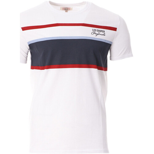 Vêtements Homme T-shirts & Polos Lee Cooper LEE-011483 Blanc