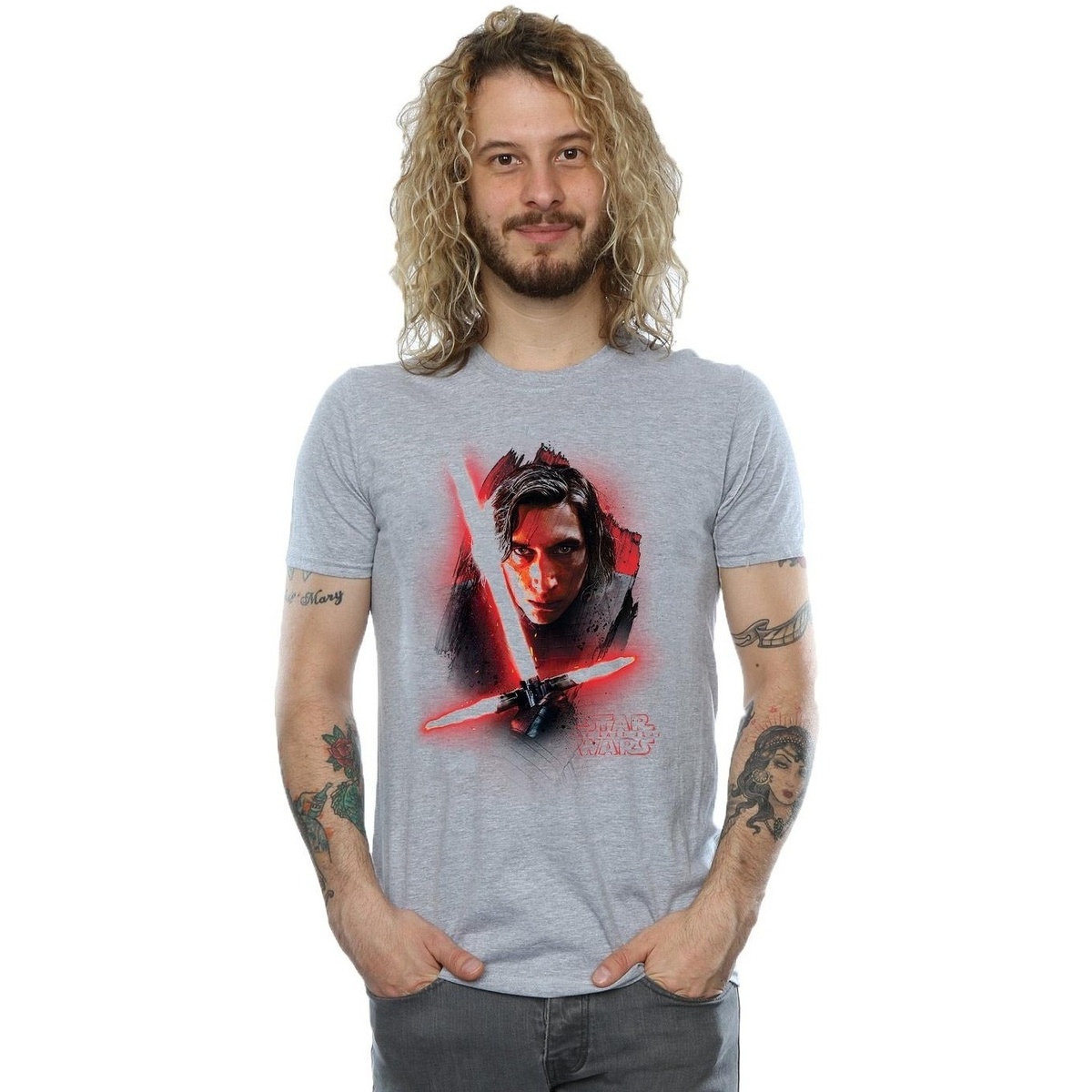 Vêtements Homme T-shirts manches longues Star Wars: The Last Jedi BI1220 Gris
