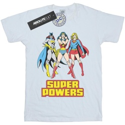 Vêtements Fille T-shirts manches longues Dessins Animés Super Power Blanc