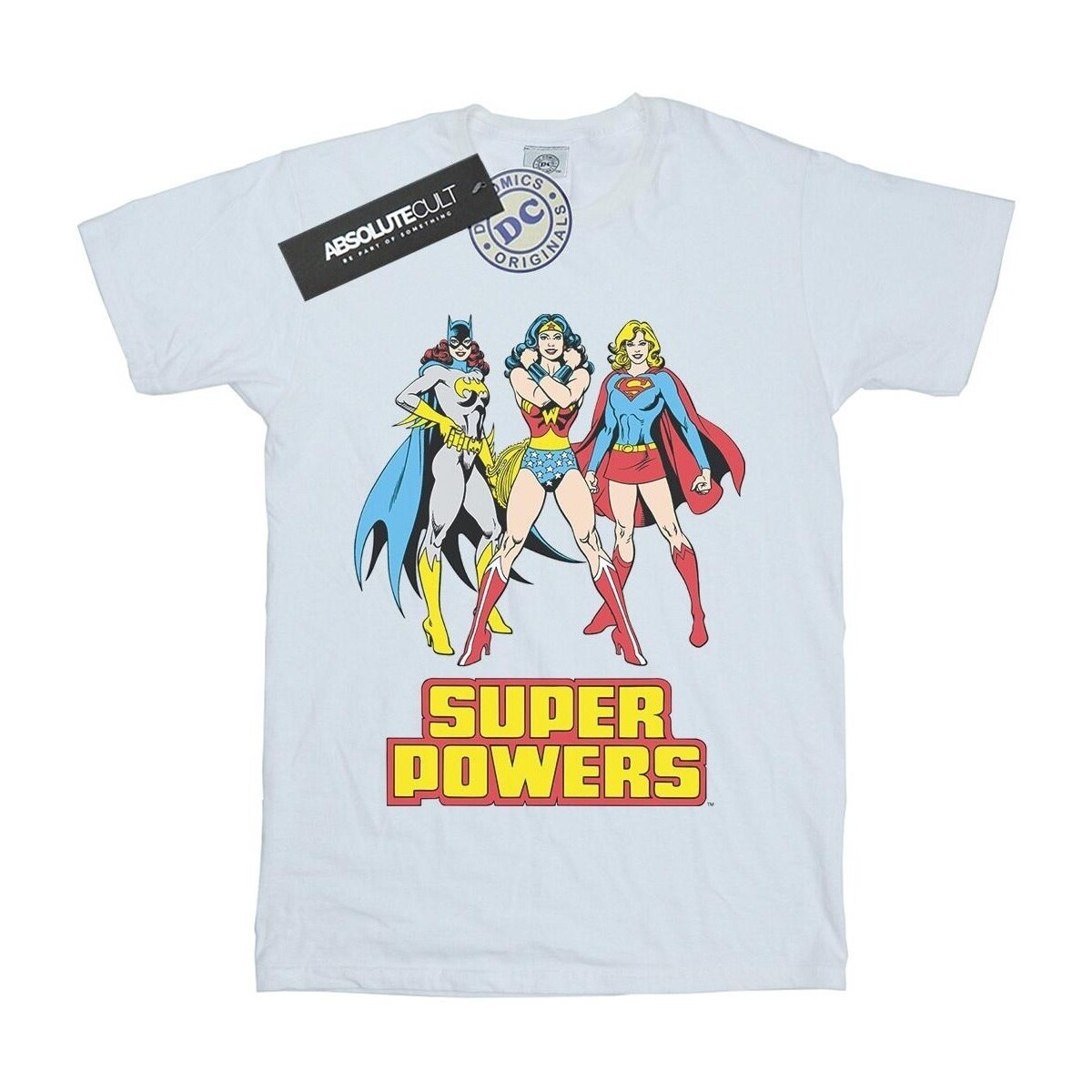 Vêtements Fille T-shirts manches longues Dessins Animés Super Power Blanc