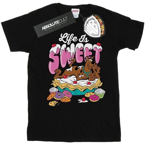 Vêtements Homme T-shirts manches longues Scooby Doo Life Is Sweet Noir