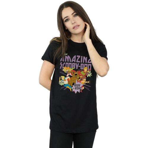 Vêtements Femme T-shirts manches longues Scooby Doo The Amazing Noir