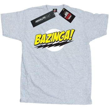 Vêtements Homme T-shirts manches longues The Big Bang Theory Bazinga Gris