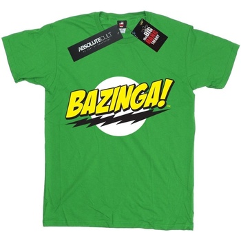 Vêtements Fille T-shirts manches longues The Big Bang Theory Bazinga Vert