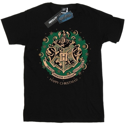 Vêtements Garçon T-shirts manches Flight Harry Potter  Noir