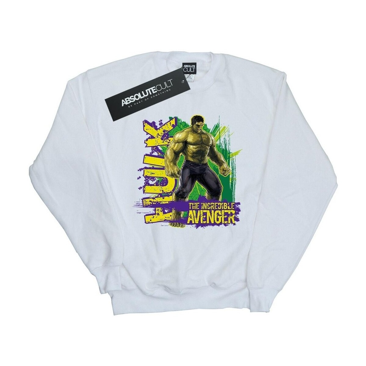 Vêtements Garçon Sweats Hulk Incredible Avenger Blanc