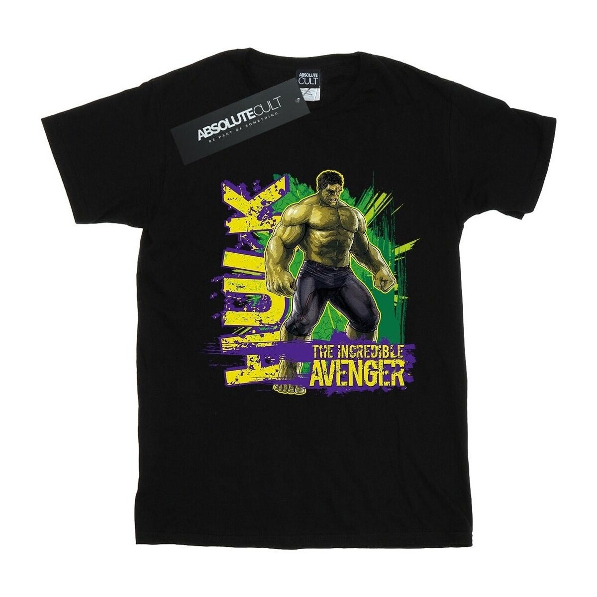 Vêtements Homme T-shirts manches longues Hulk The Incredible Avenger Noir