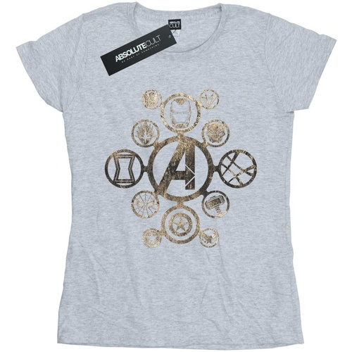 Vêtements Femme T-shirts manches longues Avengers Infinity War BI463 Gris