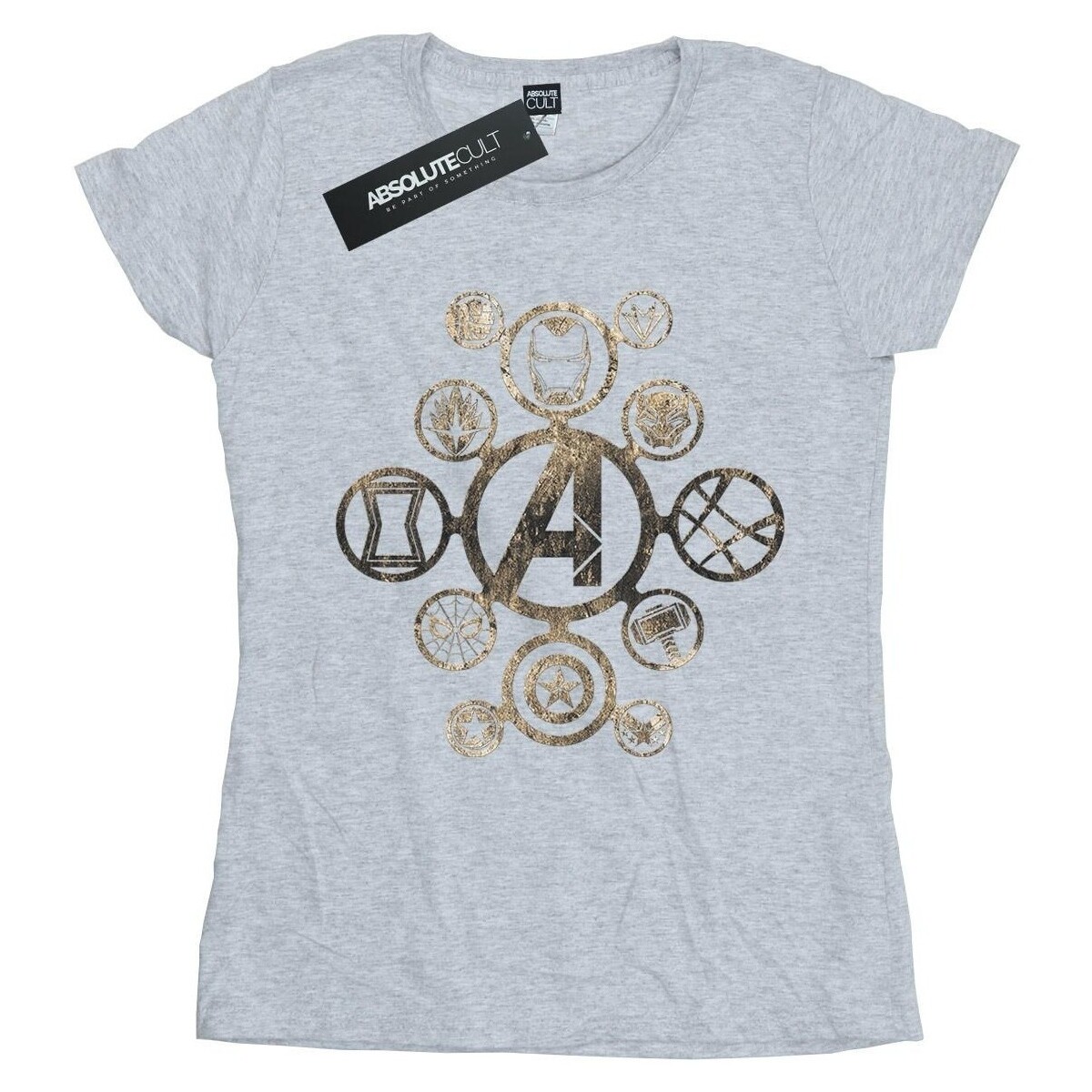 Vêtements Femme T-shirts manches longues Avengers Infinity War BI463 Gris