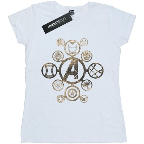 Vêtements Femme T-shirts manches longues Avengers Infinity War BI463 Blanc