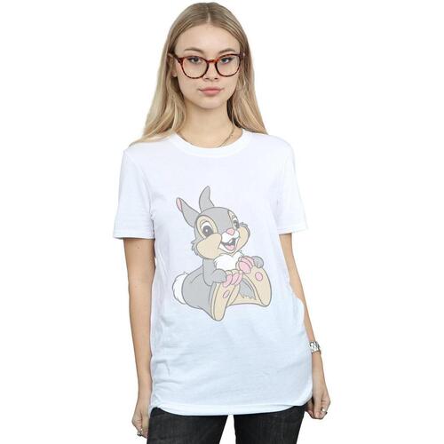 Vêtements Femme T-shirts manches longues Bambi Classic Blanc
