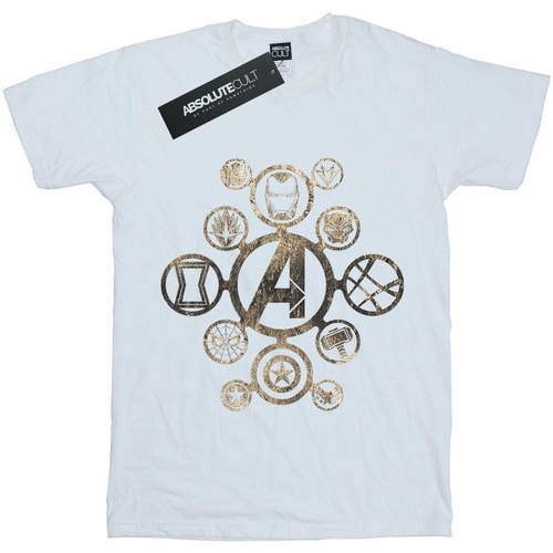Vêtements Fille T-shirts manches longues Avengers Infinity War BI818 Blanc