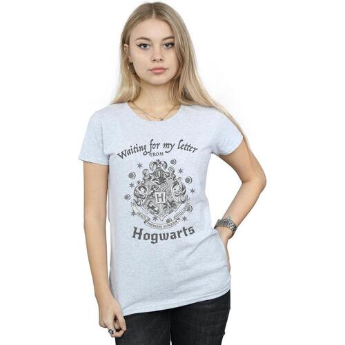 Vêtements Femme T-shirts manches longues Harry Potter Waiting For My Letter Gris