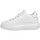 Chaussures Femme Baskets mode Karl Lagerfeld Kapri Met Maison Glitter Cuir Femme Blanc Argent Blanc